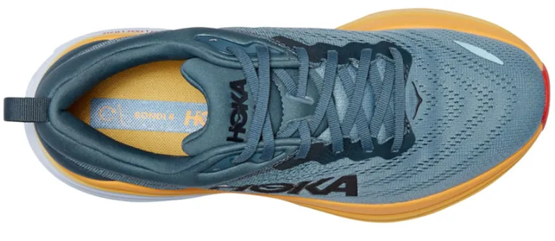 Hoka One One Men's Bondi 8 WIDE - Goblin Blue/Mountain Spring-6